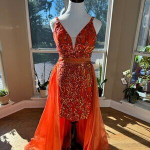Orange Dress (Homecoming or Fun Fashion)